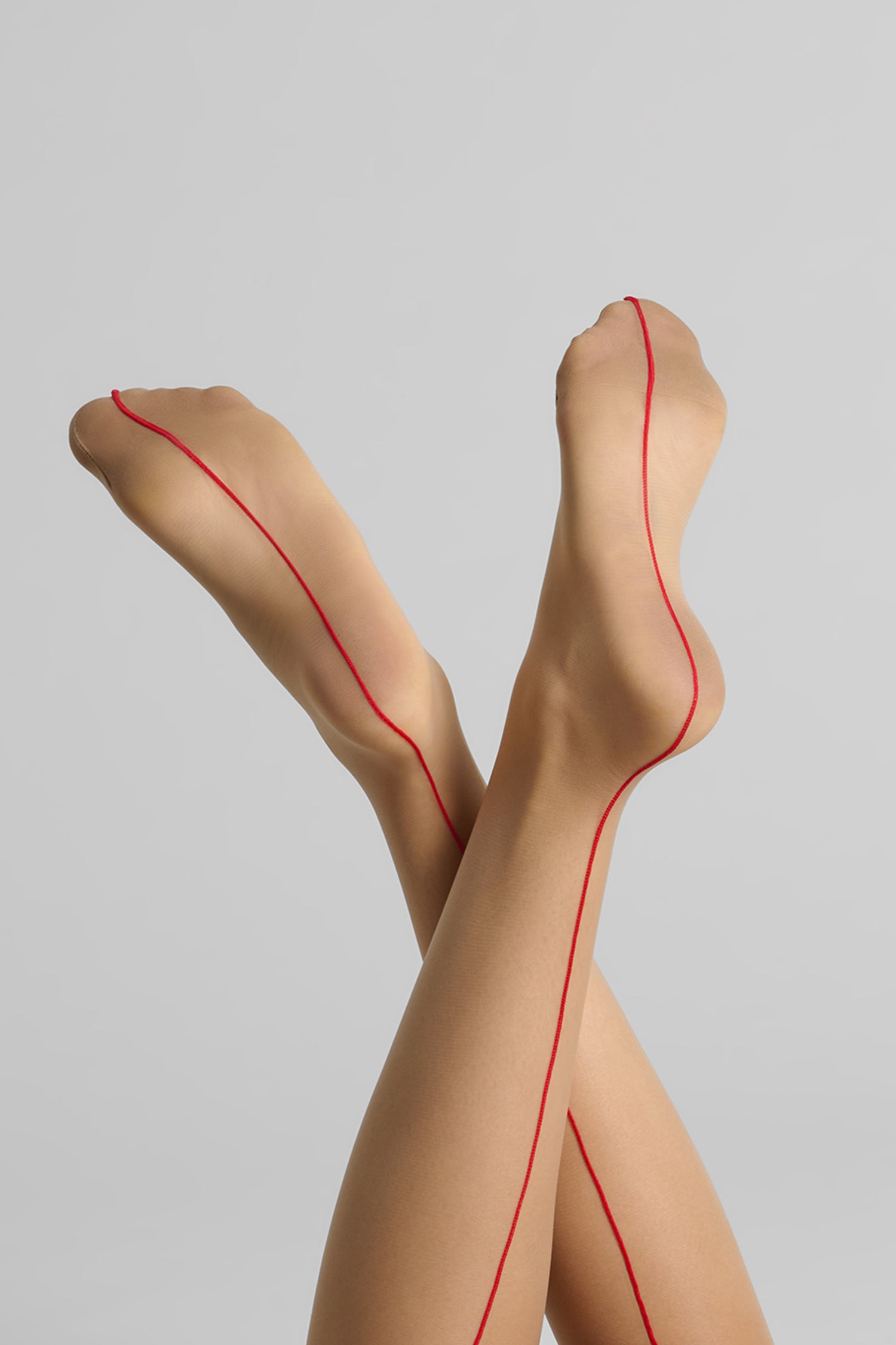 20D rolled seam cut stockings - Les Coquetteries